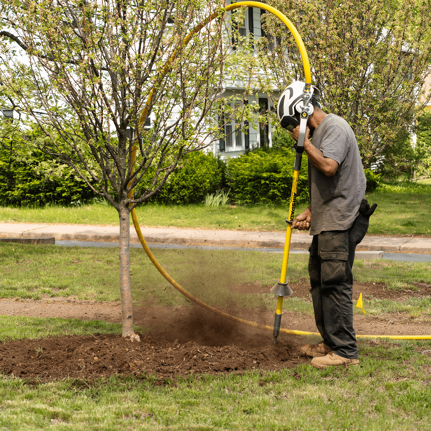 AirSpade 5000 Arbor Series Kit - 105 cfm with 4 Ft Barrel (ASA50105KT)